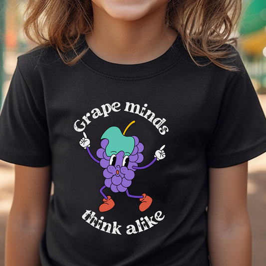 "Grape Minds Think Alike" Youth T-shirt