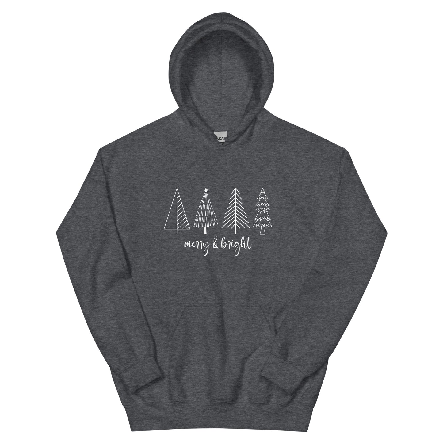 "Merry & Bright" Unisex Hoodie